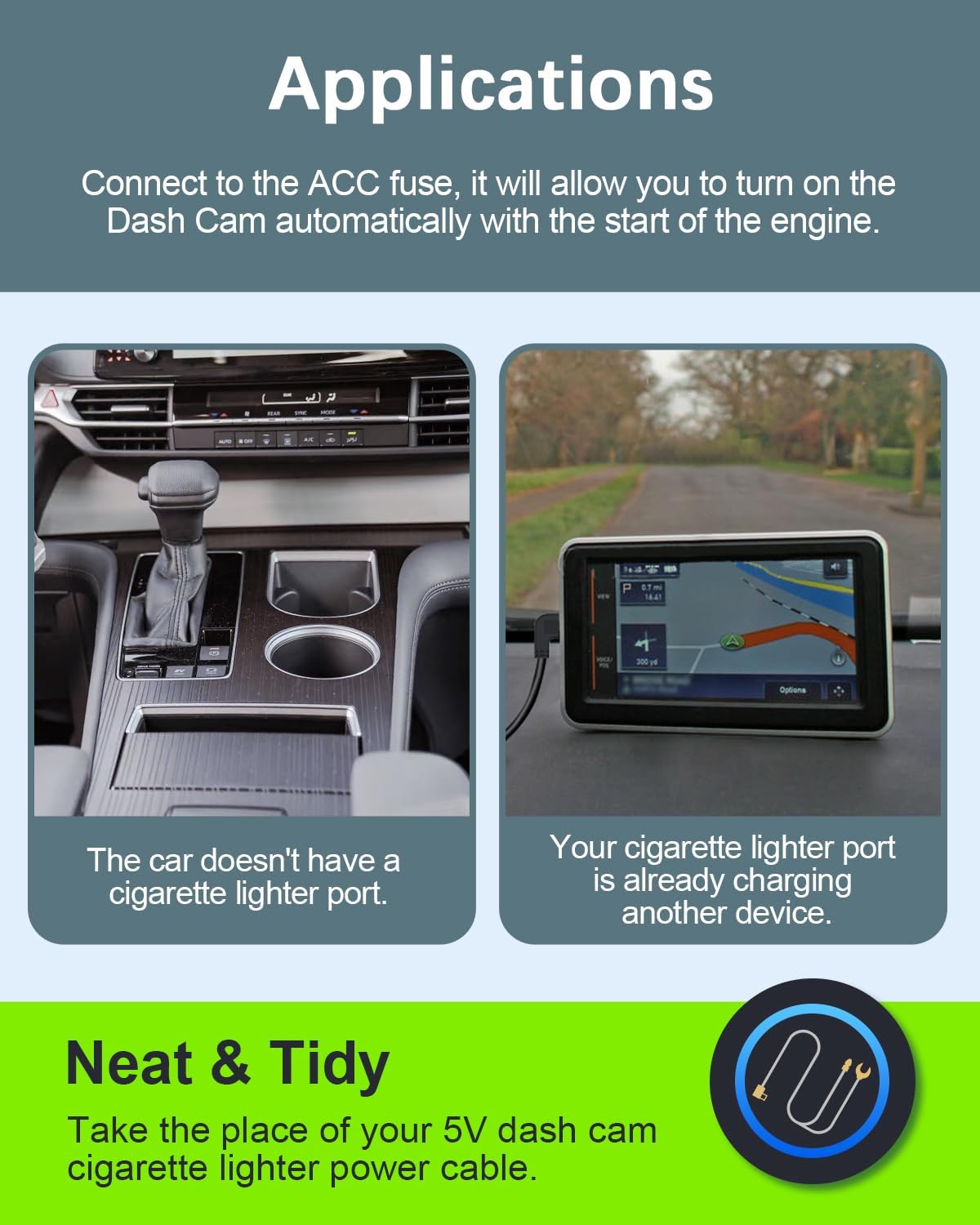 USB-C Dash Cam Hardwire Kit - Image 5
