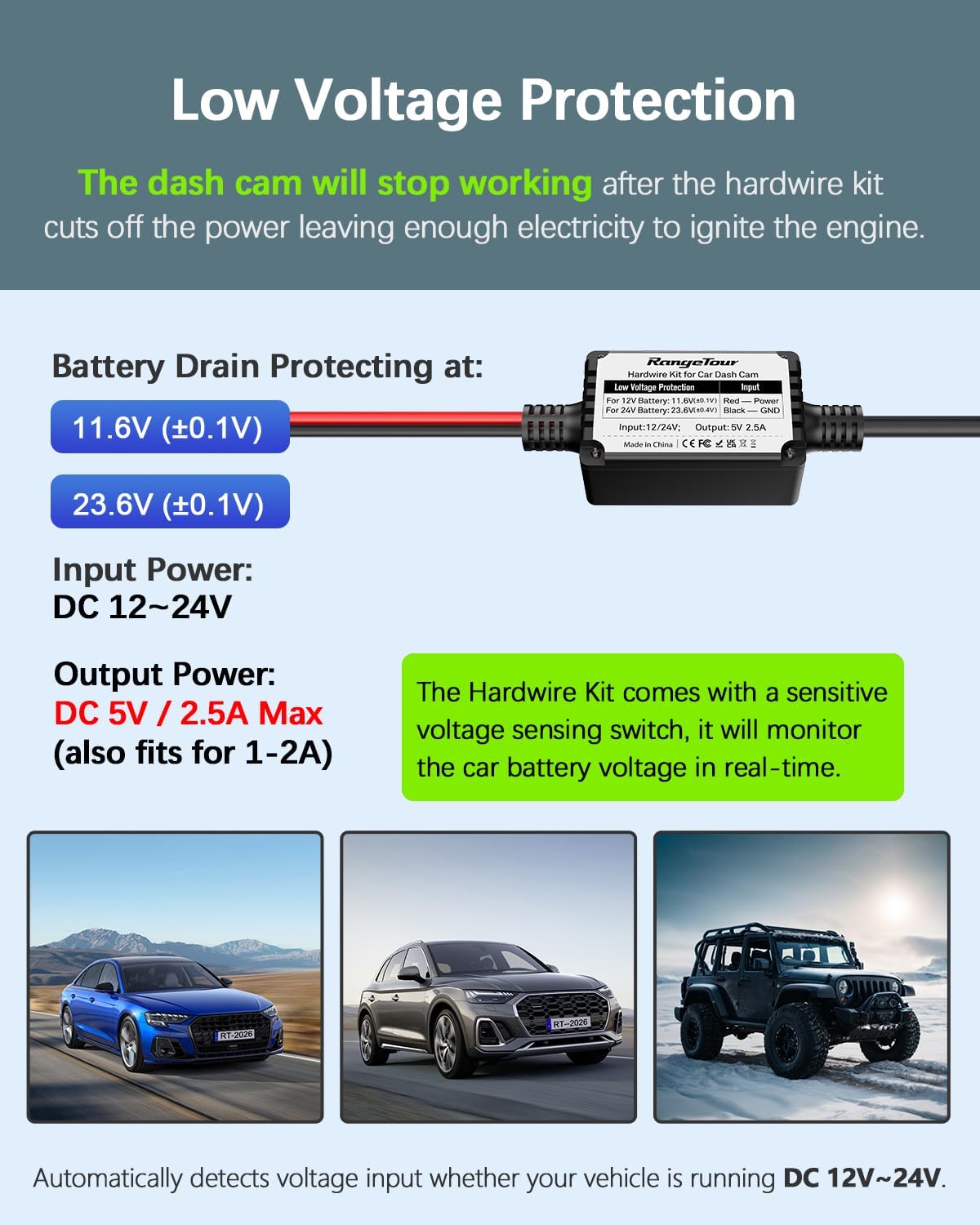 USB-C Dash Cam Hardwire Kit - Image 7