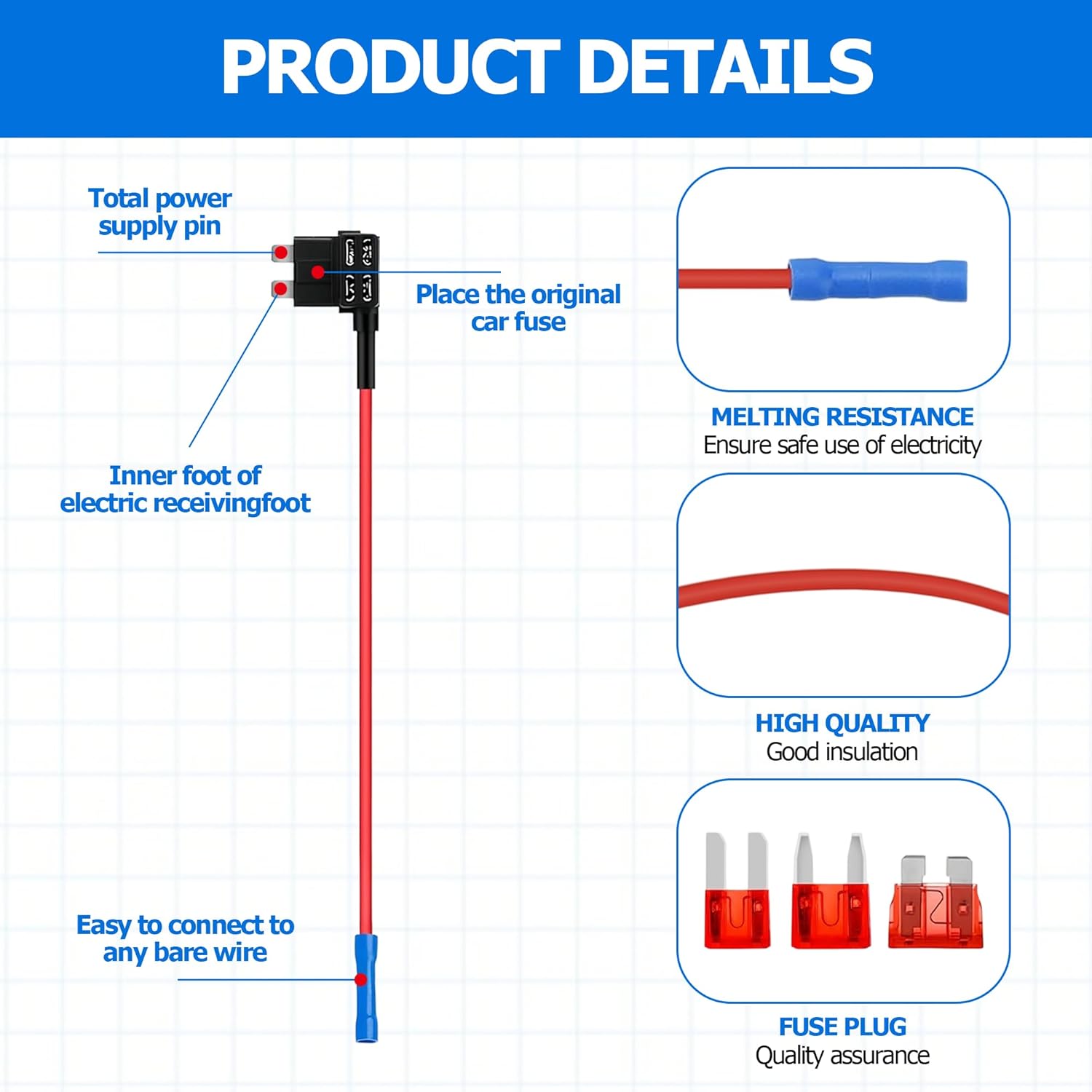 Piggy Back Fuse Holder Kit for 12V Vehicle Installations - Image 4