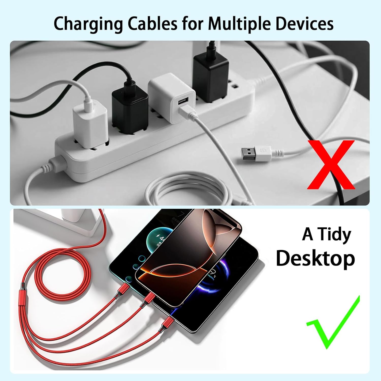 3 in 1 Multi Charger Cable - Image 6