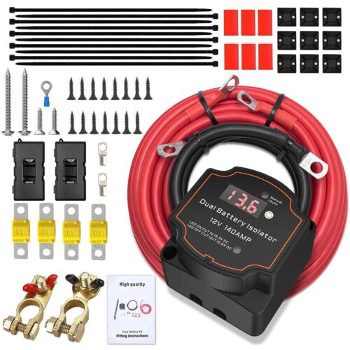 12v split charge relay kit
