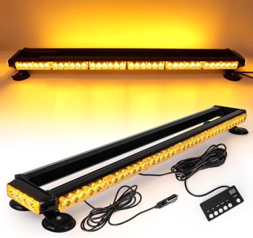 80 led amber strobe light bar