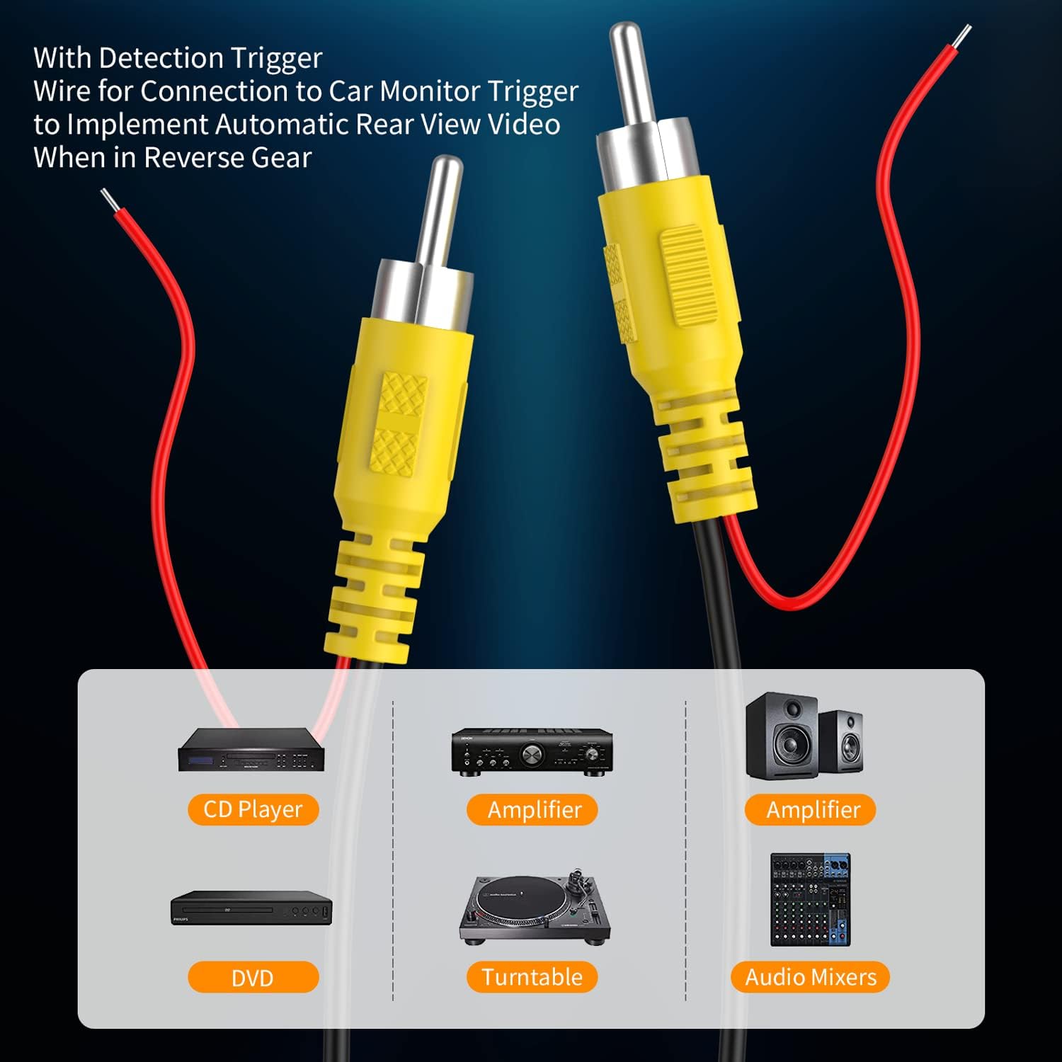 10M RCA Video Cable with Reverse Trigger Wire - Image 6