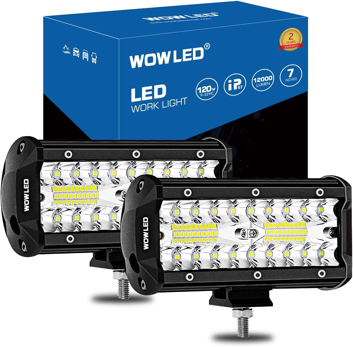 7 Inch LED Light Bar Kit