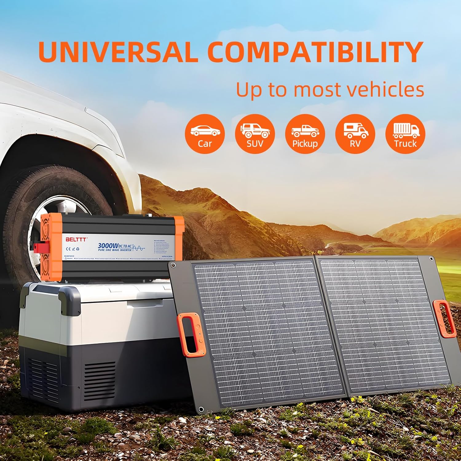 3000W Pure Sine Wave Power Inverter 12V to 240V - Image 7