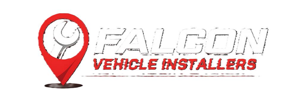 Falcon Vehicle Installers logo design no background