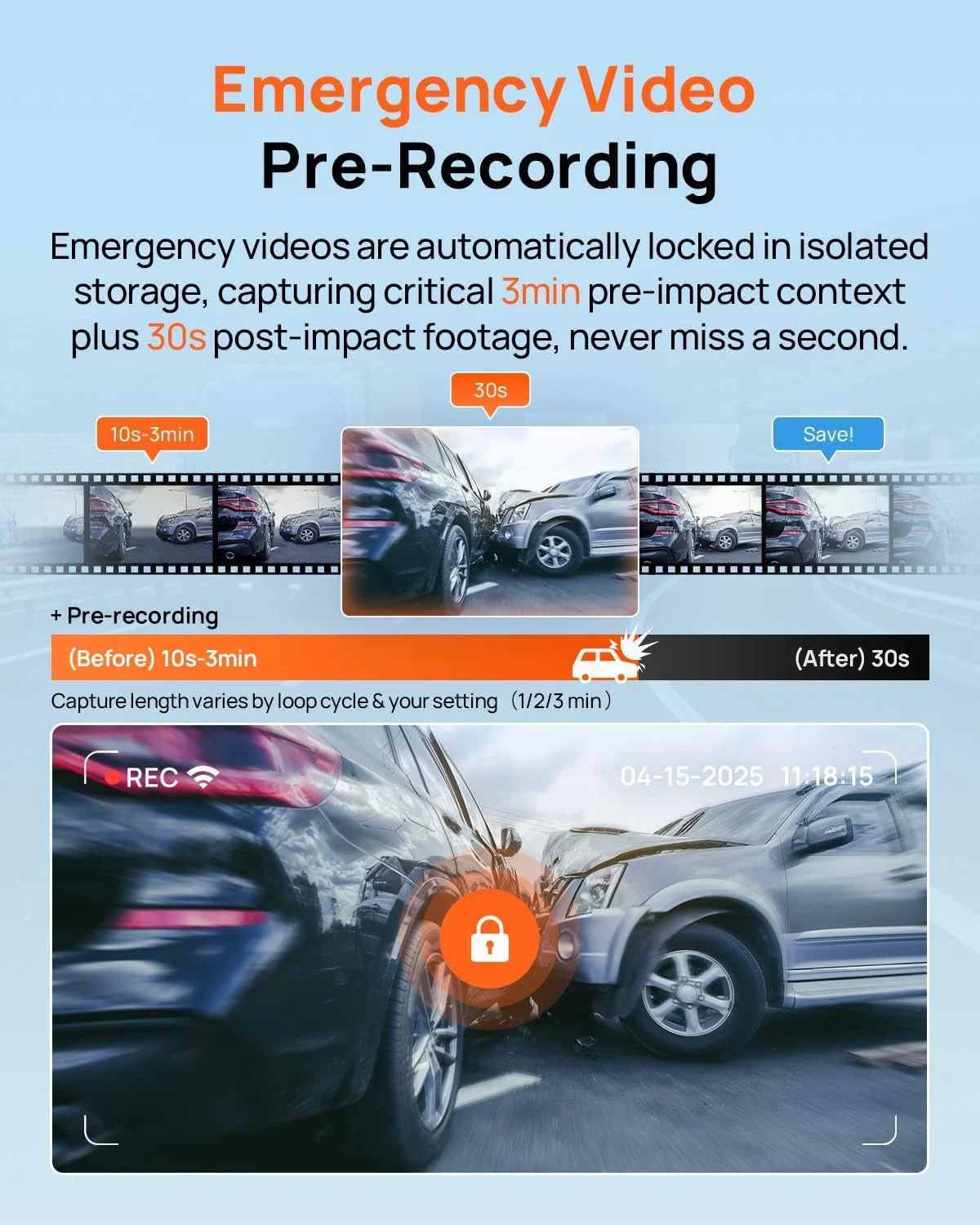4K Front Dash Cam with GPS, WiFi, ADAS & Parking Mode - Image 5