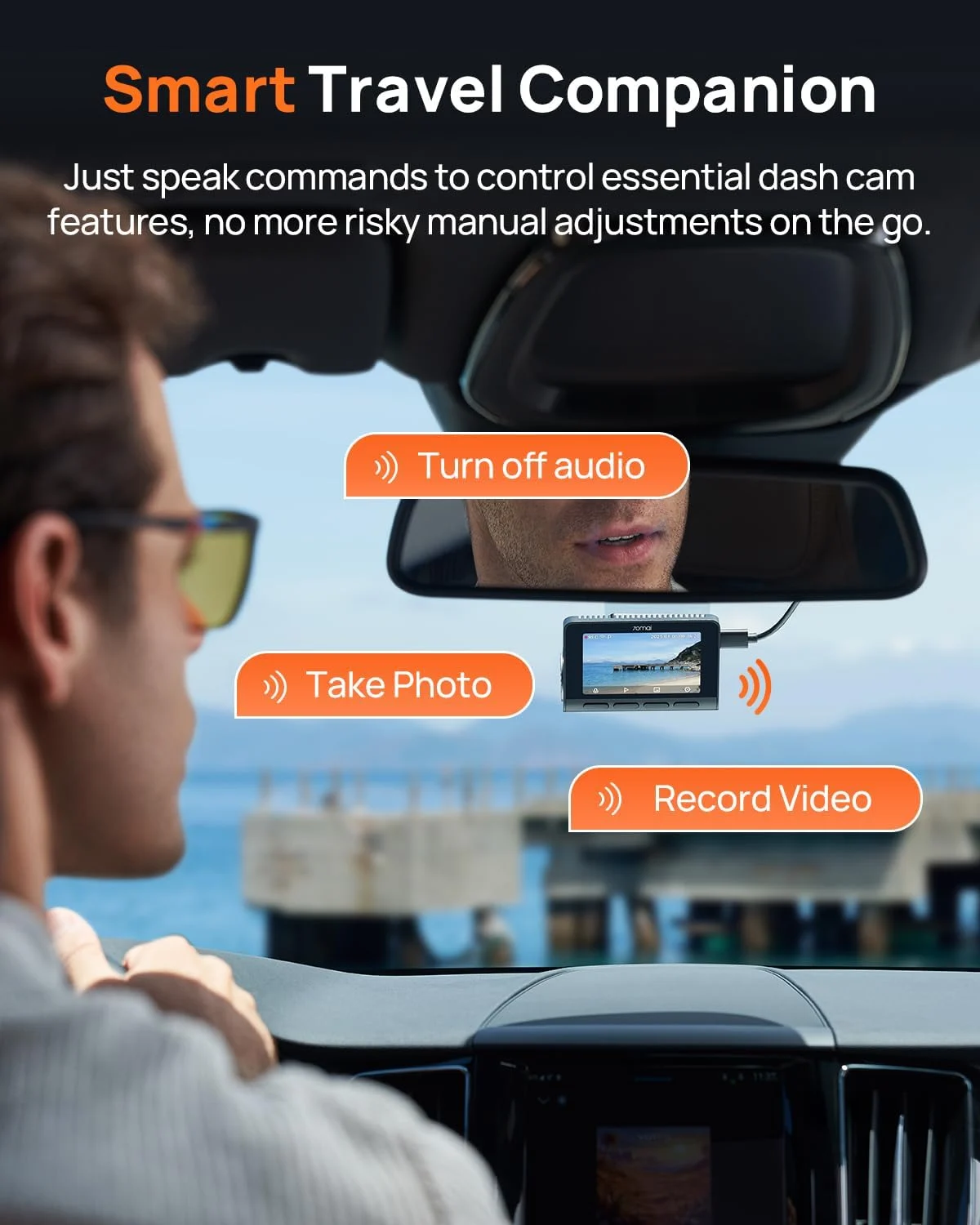 4K Front Dash Cam with GPS, WiFi, ADAS & Parking Mode - Image 6