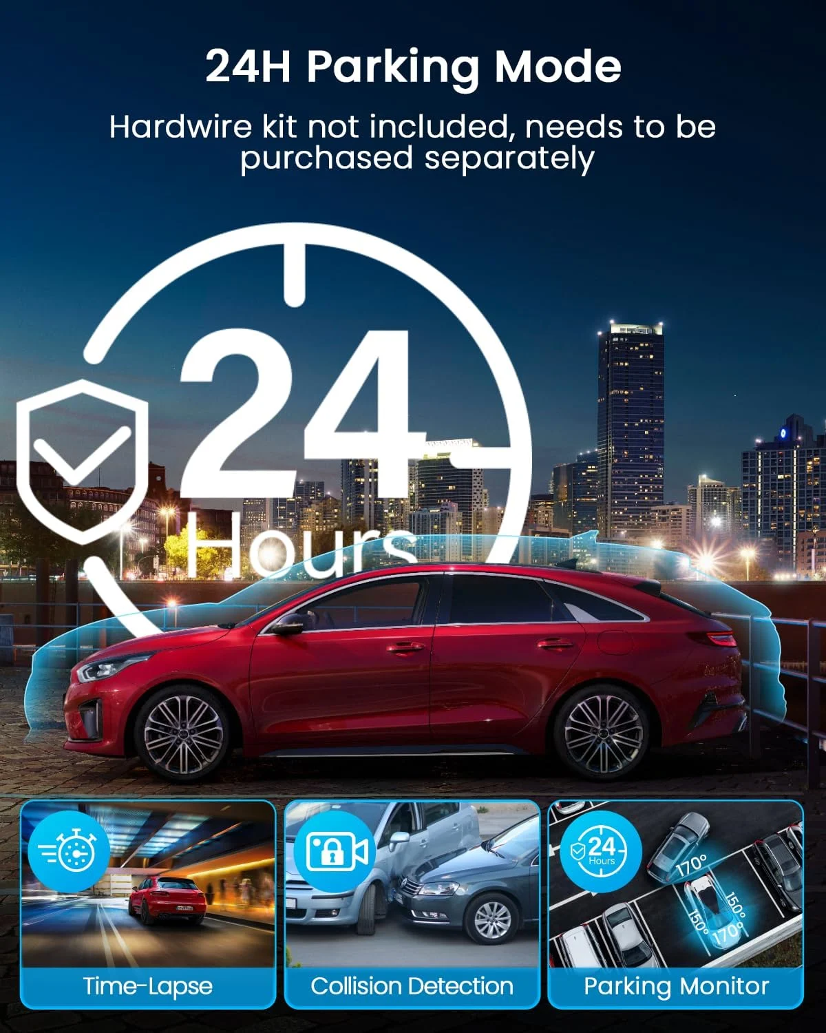 4 Channel In-Cab Dash Camera with WiFi & Parking Mode | Professional Installation - Image 5