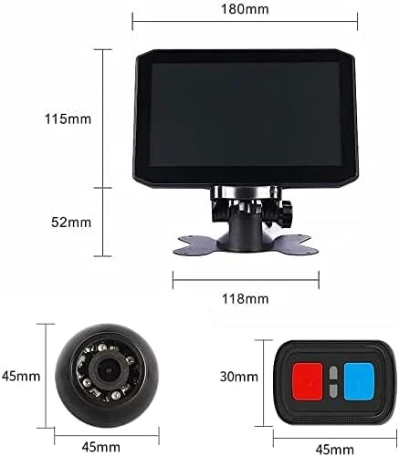 4 Channel HD Commercial Vehicle Camera System with 7" Monitor & GPS - Image 6