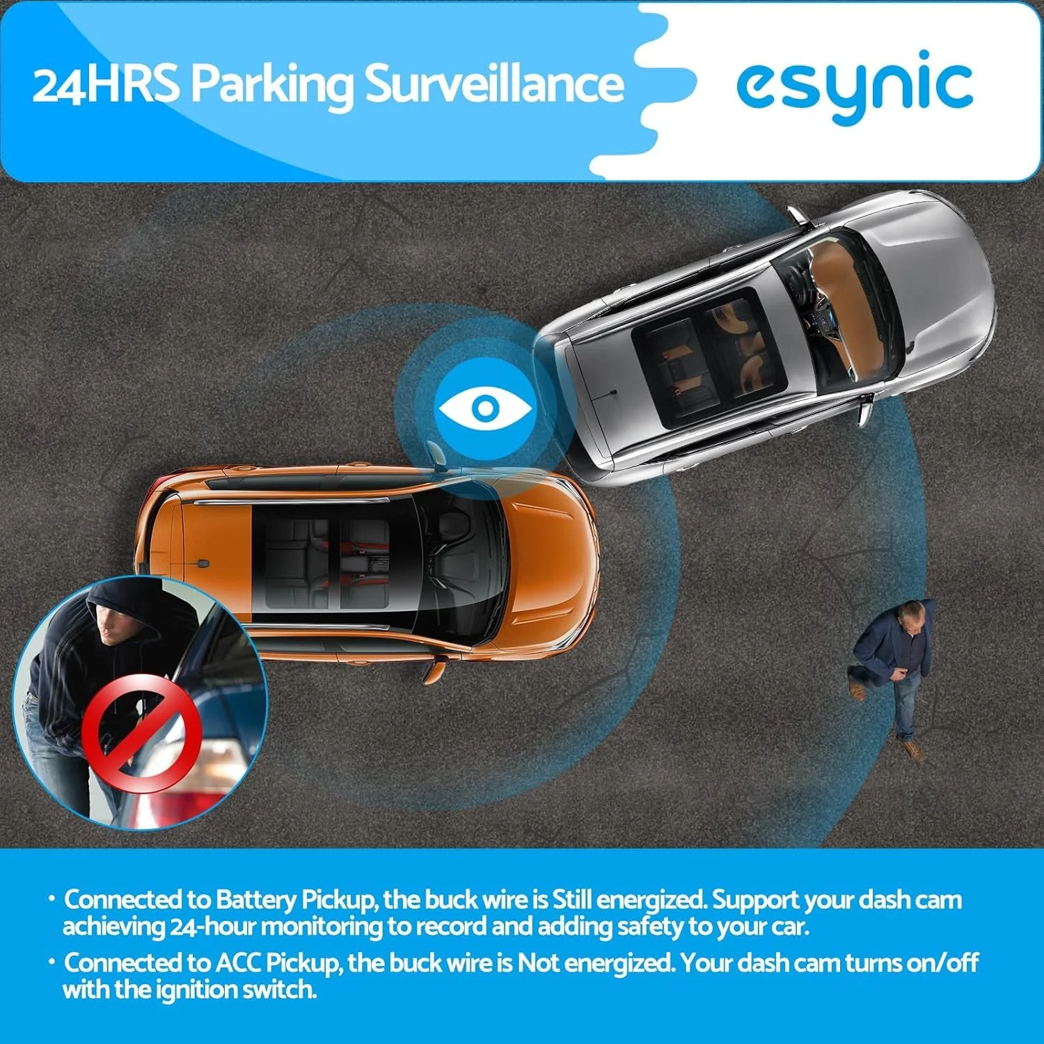 Micro USB Dash Cam Hardwire Kit - Universal 3-in-1 with USB-C & Mini USB Adapters - Image 5