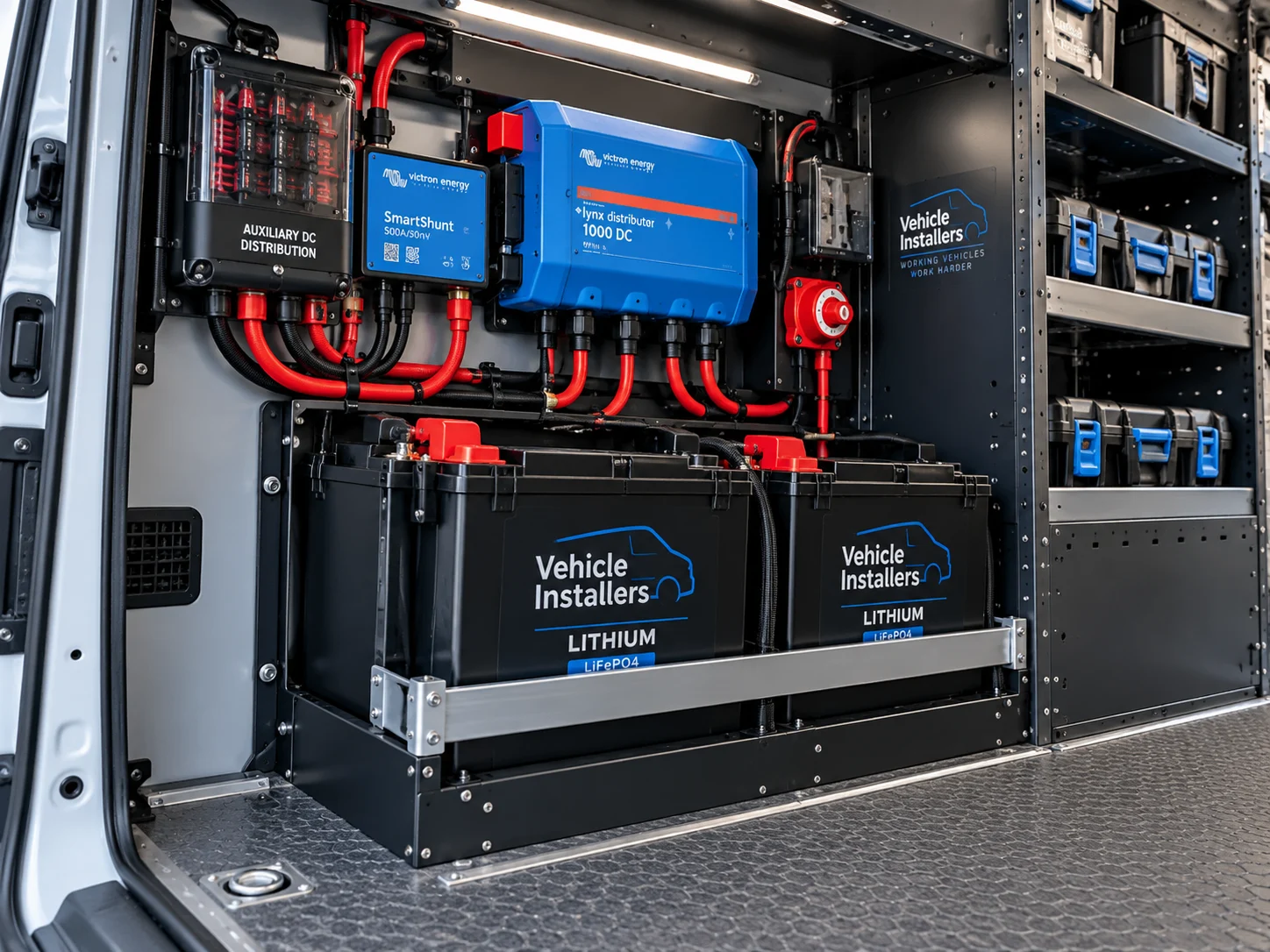 Mobile Mechanic Van – Auxiliary Battery Systems Bespoke Van Conversions