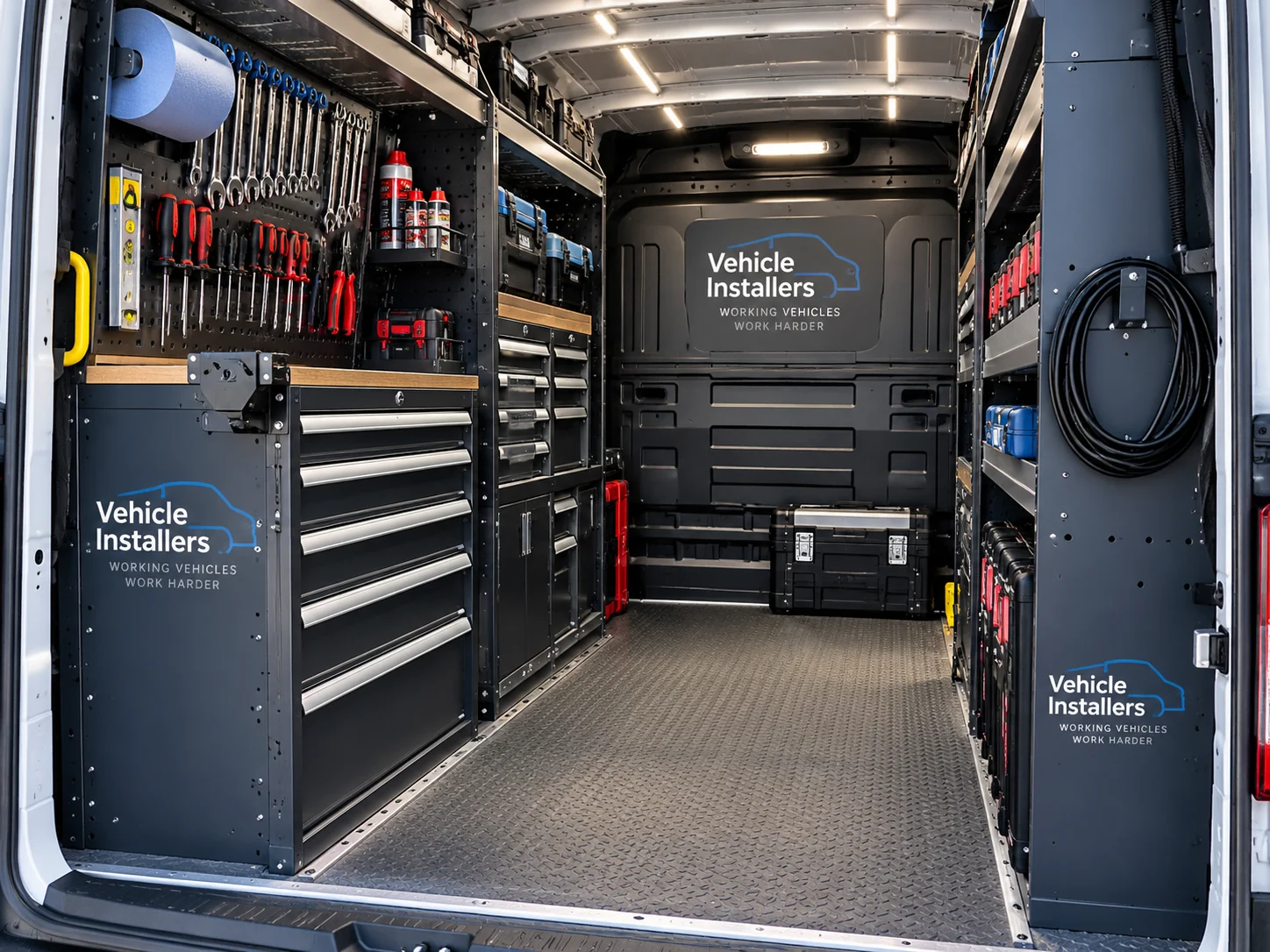 Mobile Mechanic Van – Tool Storage & Drawer Systems Bespoke Van Conversions